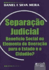 Capa do livro: Separao Judicial, Daniel e Silva Meira