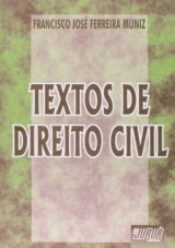 Capa do livro: Textos de Direito Civil, Francisco José Ferreira Muniz