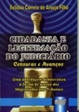 Capa do livro: Cidadania e Legitimação do Judiciário, Evilásio Correia de Araújo Filho
