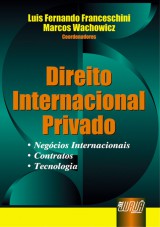 Capa do livro: Direito Internacional Privado, Coordenadores: Luis Fernando Franceschini e Marcos Wachowicz