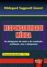 Capa do livro: Responsabilidade Mdica - Pensamento Jurdico - Vol. V, Hildegard Taggesell Giostri