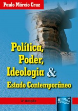 Capa do livro: Poltica, Poder, Ideologia & Estado Contemporneo, Paulo Mrcio Cruz