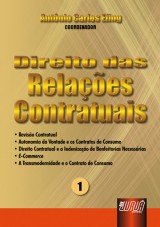 Capa do livro: Direito das Relações Contratuais - nº 1, Coordenador: Antônio Carlos Efing