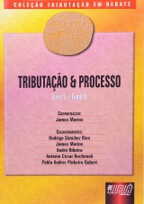 Capa do livro: Tributação e Processo - Livro 5 - Tomo II, Coordenador: James Marins