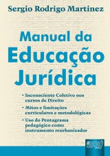 Capa do livro: Manual da Educao Jurdica, Sergio Rodrigo Martinez