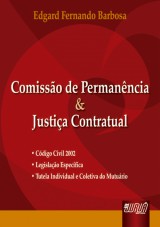 Capa do livro: Comisso de Permanncia e Justia Contratual, Edgard Fernando Barbosa
