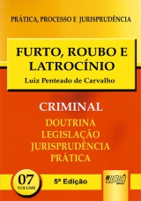 Capa do livro: Furto, Roubo e Latrocnio - PPJ Criminal vol. 7, Luiz Penteado de Carvalho