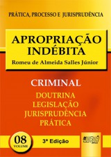 Capa do livro: Apropriao Indbita - PPJ Criminal vol. 8, Romeu de Almeida Salles Jnior