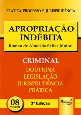 Capa do livro: Apropriao Indbita - PPJ Criminal vol. 8 - 3 Edio, Romeu de Almeida Salles Jnior