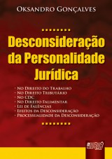 Capa do livro: Desconsiderao da Personalidade Jurdica, Oksandro Gonalves