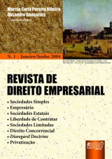 Capa do livro: Revista de Direito Empresarial - Nº 01 - Janeiro/Junho 2004, Coordenadores: Marcia Carla Pereira Ribeiro e Oksandro Gonçalves