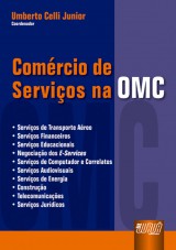Capa do livro: Comércio de Serviços na OMC, Coordenador: Umberto Celli Junior
