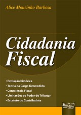 Capa do livro: Cidadania Fiscal, Alice Mouzinho Barbosa