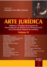 Capa do livro: Arte Jurdica - Volume II, Coordenadora: Claudete Carvalho Canezin