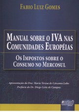 Capa do livro: Manual sobre o IVA nas Comunidades Europias, Fabio Luiz Gomes