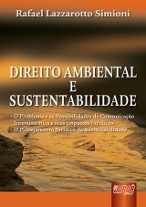 Capa do livro: Direito Ambiental e Sustentabilidade, Rafael Lazzarotto Simioni