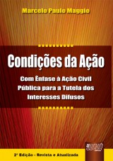 Capa do livro: Condies da Ao, Marcelo Paulo Maggio