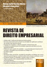 Capa do livro: Revista de Direito Empresarial - N 07  Janeiro/Junho 2007, Coordenadores: Marcia Carla Pereira Ribeiro e Oksandro Gonalves