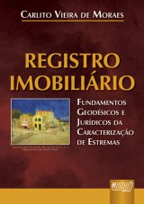 Capa do livro: Registro Imobilirio - Fundamentos Geodsicos e Jurdicos, Carlito Vieira de Moraes