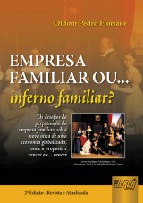 Capa do livro: Empresa Familiar ou... Inferno familiar?, Oldoni Pedro Floriani