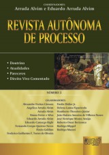 Capa do livro: Revista Autnoma de Processo - Nmero 3, Coordenadores: Arruda Alvim e Eduardo Arruda Alvim