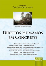Capa do livro: Direitos Humanos em Concreto, Coordenador: Paulo Sérgio Weyl A. Costa