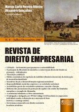 Capa do livro: Revista de Direito Empresarial - N 08  Julho/Dezembro 2007, Coordenadores: Marcia Carla Pereira Ribeiro e Oksandro Gonalves