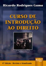 Capa do livro: Curso de Introdução ao Direito, Ricardo Rodrigues Gama