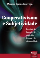 Capa do livro: Cooperativismo e Subjetividade, Mariane Lemos Loureno