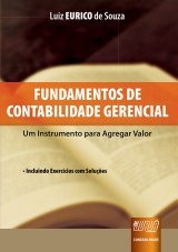 Capa do livro: Fundamentos de Contabilidade Gerencial, Luiz EURICO de Souza