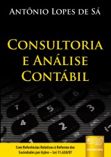 Capa do livro: Consultoria e Análise Contábil, Antônio Lopes de Sá