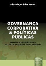 Capa do livro: Governana Corporativa e Polticas Pblicas, Eduardo Jos dos Santos