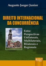 Capa do livro: Direito Internacional da Concorrncia, Augusto Jaeger Junior