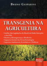 Capa do livro: Transgenia na Agricultura, Bruno Gasparini