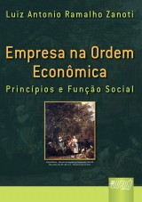 Capa do livro: Empresa na Ordem Econmica, Luiz Antonio Ramalho Zanoti