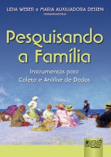 Capa do livro: Pesquisando a Famlia - Instrumentos para Coleta e Anlise de Dados, Organizadoras: Lidia Weber e Maria Auxiliadora Dessen