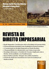 Capa do livro: Revista de Direito Empresarial - N 10  Julho/Dezembro 2008, Marcia Carla Pereira Ribeiro e Oksandro Gonalves