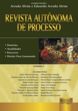 Capa do livro: Revista Autônoma de Processo - Número 5, Coordenadores: Arruda Alvim e Angélica Arruda Alvim