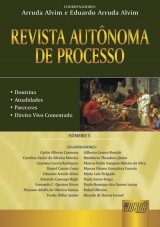 Capa do livro: Revista Autônoma de Processo - Número 5, Coordenadores: Arruda Alvim e Eduardo Arruda Alvim