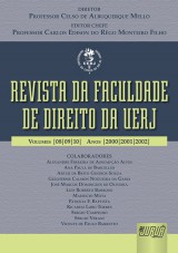 Capa do livro: Revista da Faculdade de Direito da UERJ - Volumes 8, 9 e 10 - Anos 2000, 2001 e 2002, Diretor: Professor Celso de Albuquerque Mello - Editor Chefe: Carlos Edison do Rêgo Monteiro Filho