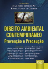 Capa do livro: Direito Ambiental Contemporâneo, Coordenadores: João Hélio Ferreira Pes e Rafael Santos de Oliveira