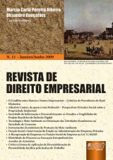 Capa do livro: Revista de Direito Empresarial - N 11 - Janeiro/Junho 2009, Coordenadores: Marcia Carla Pereira Ribeiro e Oksandro Gonalves