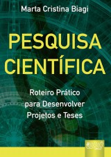 Capa do livro: Pesquisa Cientfica, Marta Cristina Biagi