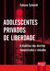 Capa do livro: Adolescentes Privados de Liberdade - A Dialtica dos Direitos Conquistados e Violados, Fabiana Schmidt