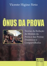 Capa do livro: nus da Prova - Teorias da Reduo do Mdulo da Prova e das Provas Dinmicas e Compartilhadas, Vicente Higino Neto