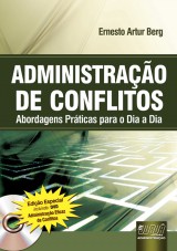 Capa do livro: Administração de Conflitos, Ernesto Artur Berg