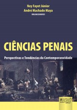 Capa do livro: Ciências Penais, Organizadores: Ney Fayet Júnior e André Machado Maya