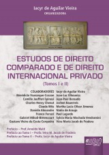 Capa do livro: Estudos de Direito Comparado e Direito Internacional Privado, Organizadora: Iacyr de Aguilar Vieira