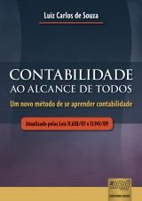Capa do livro: Contabilidade ao Alcance de Todos, Luiz Carlos de Souza
