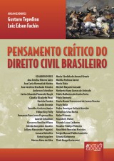 Capa do livro: Pensamento Crtico do Direito Civil Brasileiro, Organizadores: Gustavo Tepedino e Luiz Edson Fachin